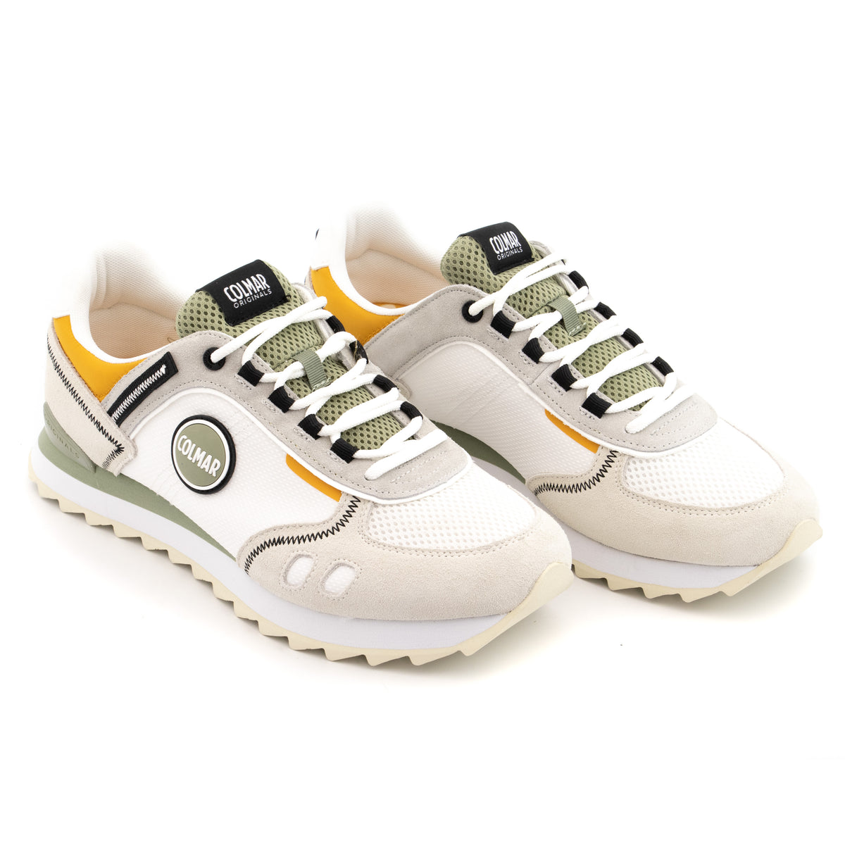 Basket COLMAR Homme TRAVIS SPORT COLORS blanc Chaussures Grassler