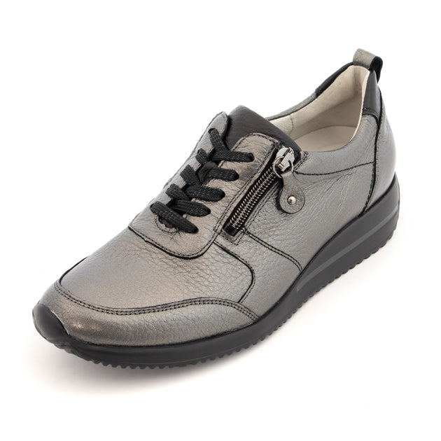 Baskettes Plates En Cuir Léger Pour Femme - Lacets, Style Décontracté Pour Marche Et Sport Quotidien