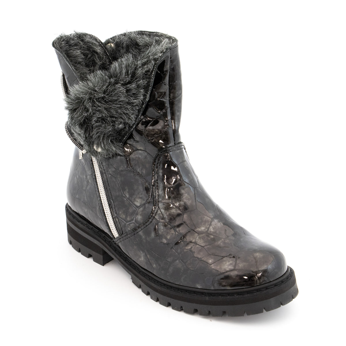 Chaussure hiver fourrées femme, bottes & bottines fourrées femme –  Chaussures Grassler