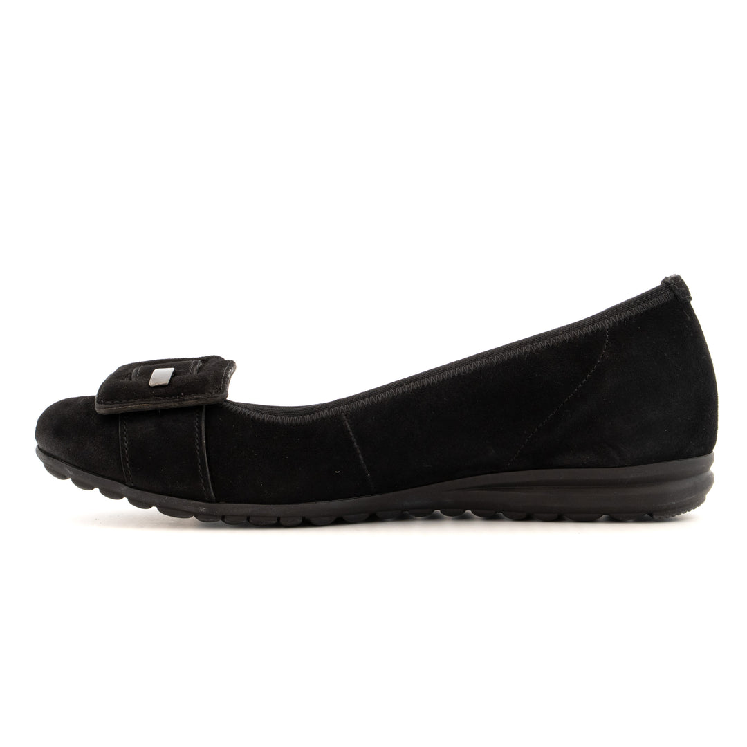 Ballerines Gabor Femme - Suède - Talon 1 Cm - Confortables Et Classiques