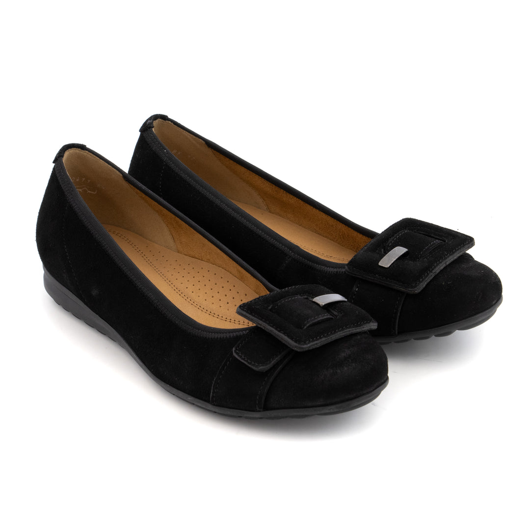 Ballerines Classiques Gabor Pour Femme - Cuir Véritable - Confort Extra - Largeur G/H