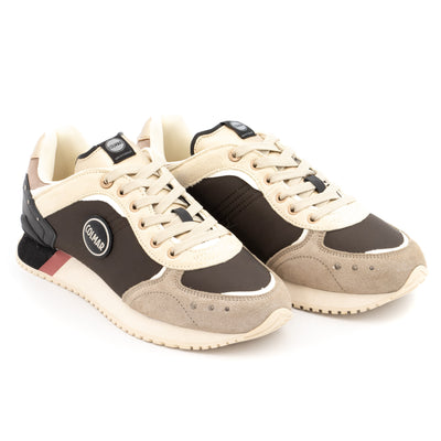 Basket COLMAR Femme TRAVIS PLUS GLARE beige Chaussures Grassler