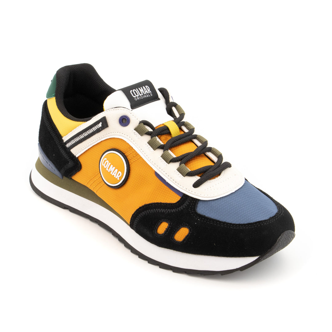 Baskets COLMAR Homme TRAVIS SPORT FLASH orange combi Chaussures Grassler