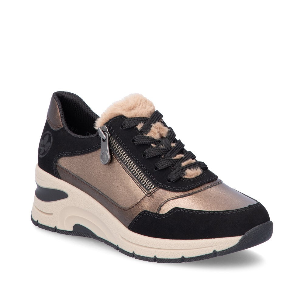Chaussures Rieker Femme Neuves En Cuir Tissé - Taille US 7.5 (Pointure Allemande)