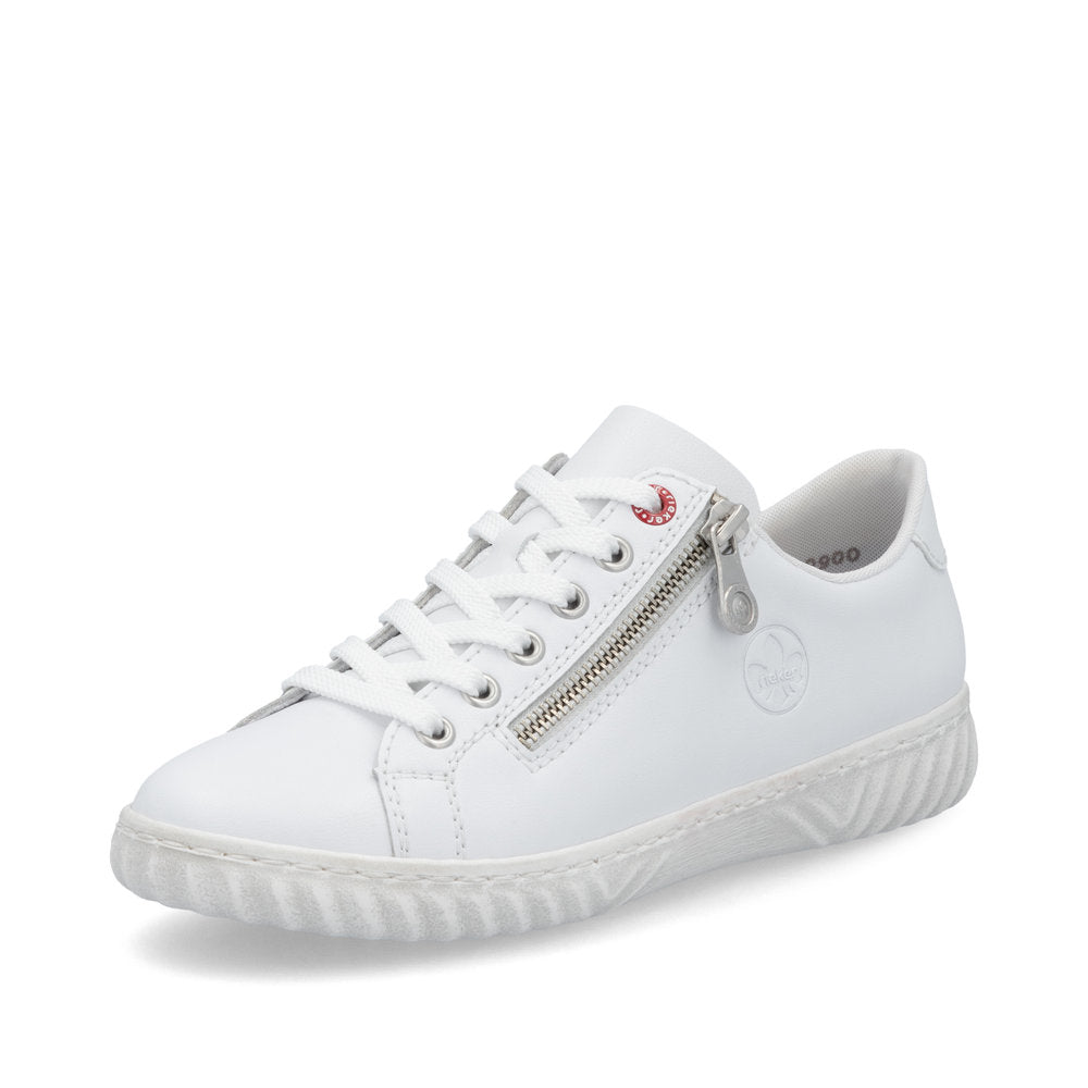 Rieker L59L1 - Chaussures à Lacets Confort Femme | Cuir Souple, Semelle Douce | Idéales Pour Toute La Journée