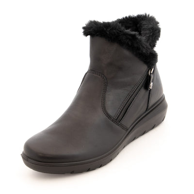 OverDose Boutique Femmes Confort Marche à Plat Loafer Glisse sur Cuir Loafer Chaussures Plates Confortables Chaussures de Conduite de Plein air Bottes Hiver Noir (Wine, 40