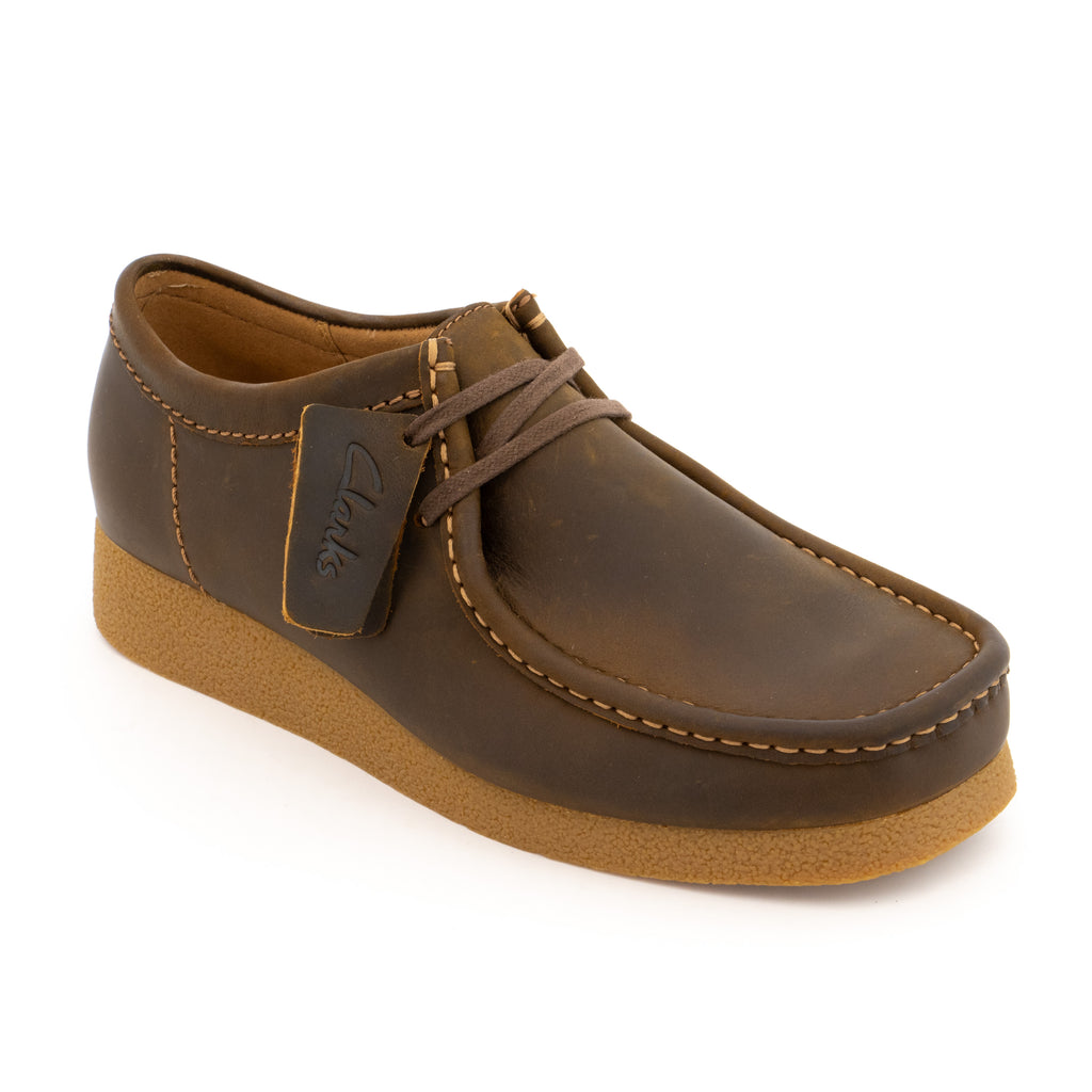 Chaussures en cuir CLARKS Homme WALLABEE EVO marron Chaussures