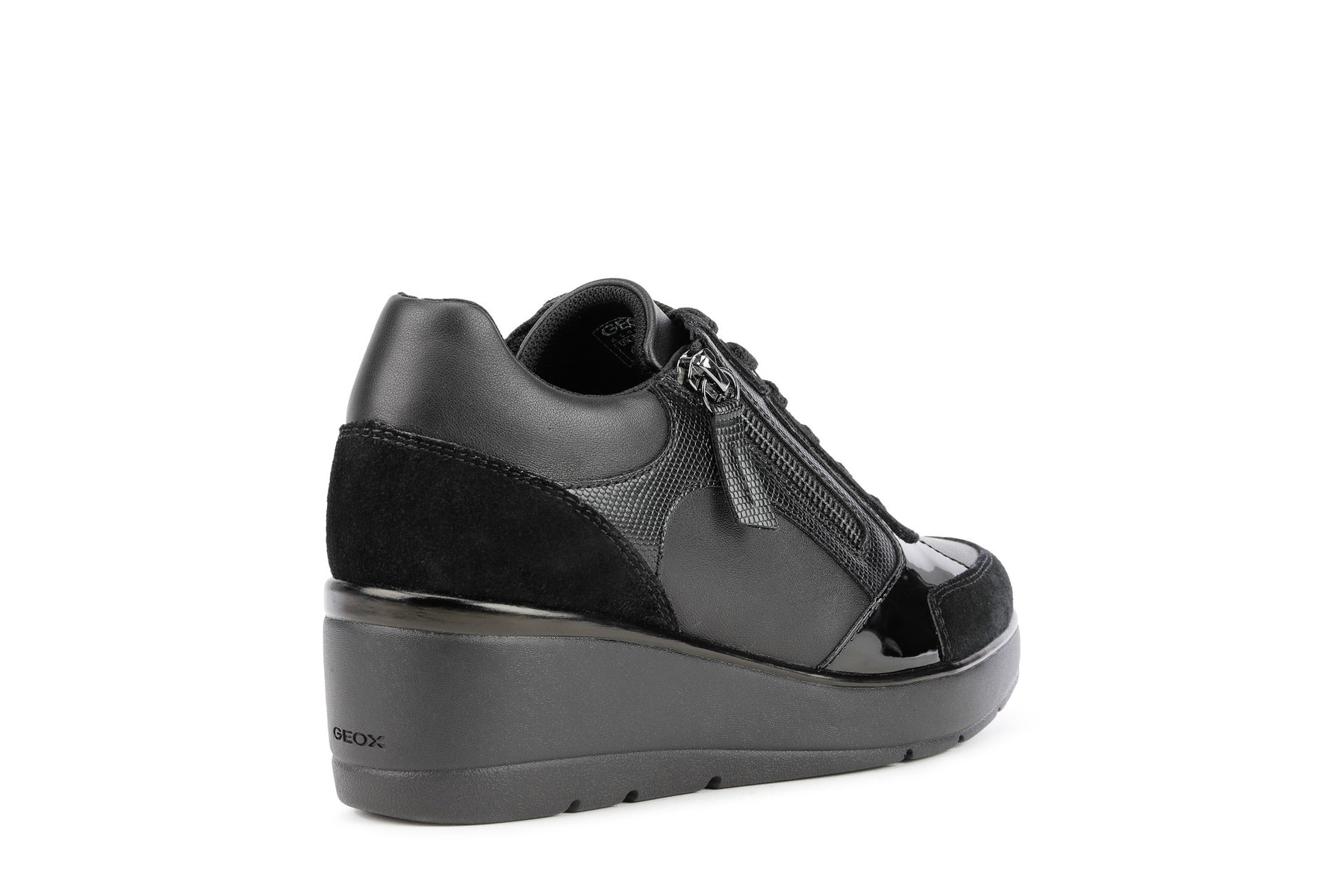 Basket compensée GEOX Femme noir