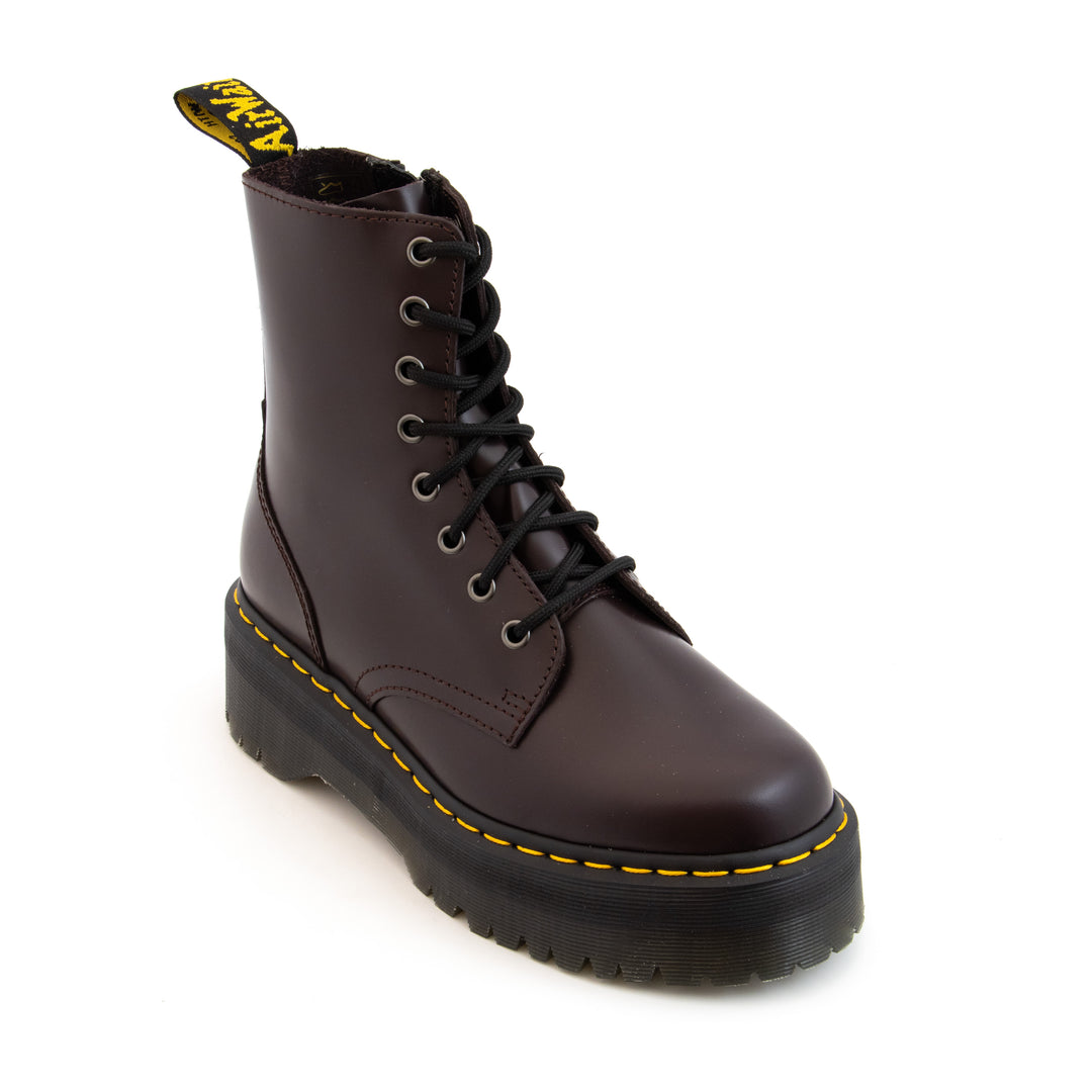 Boots plateformes Dr. Martens JADON femme bordeaux Chaussures Grassler