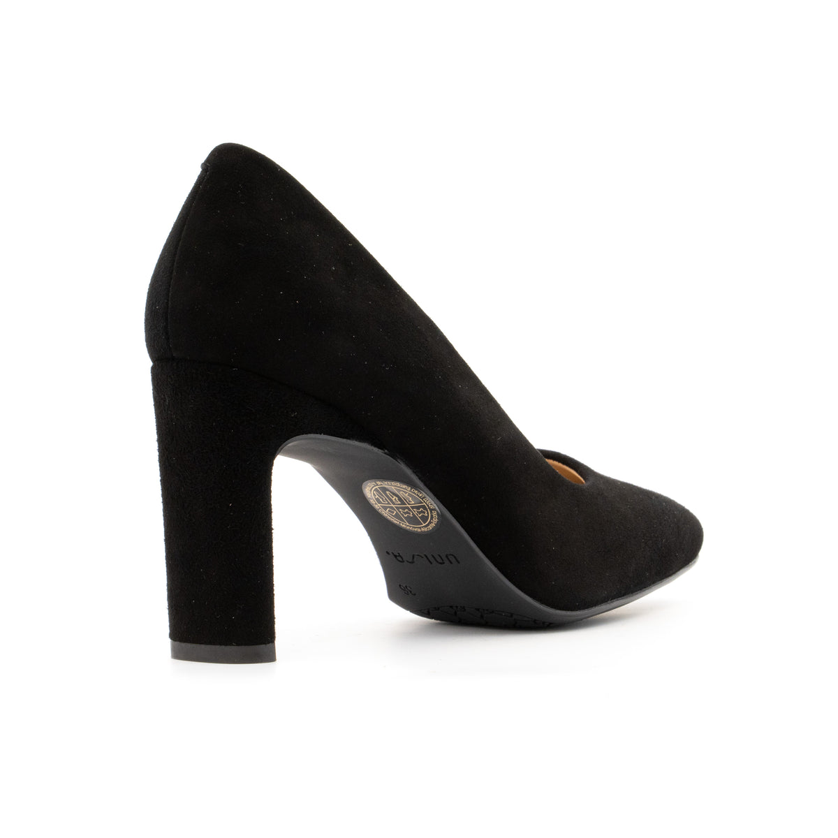 Escarpins Plateforme Zara En Cuir Velours Noir - Pointure 40 - Excellent état